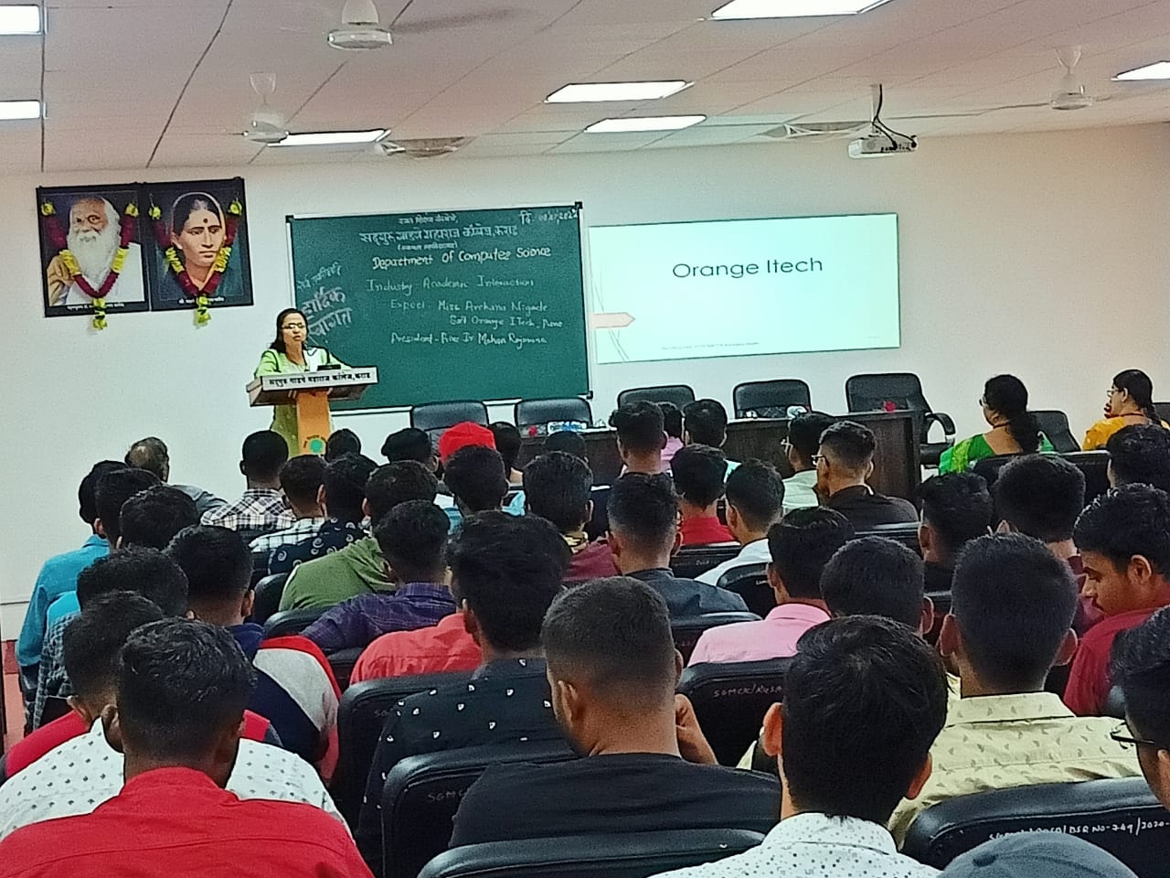 career guidance session conducted in SGM college,karad