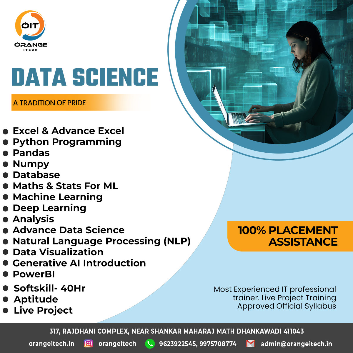 Datascience And Ai Leading It Training Institute In Pune Oit Orange