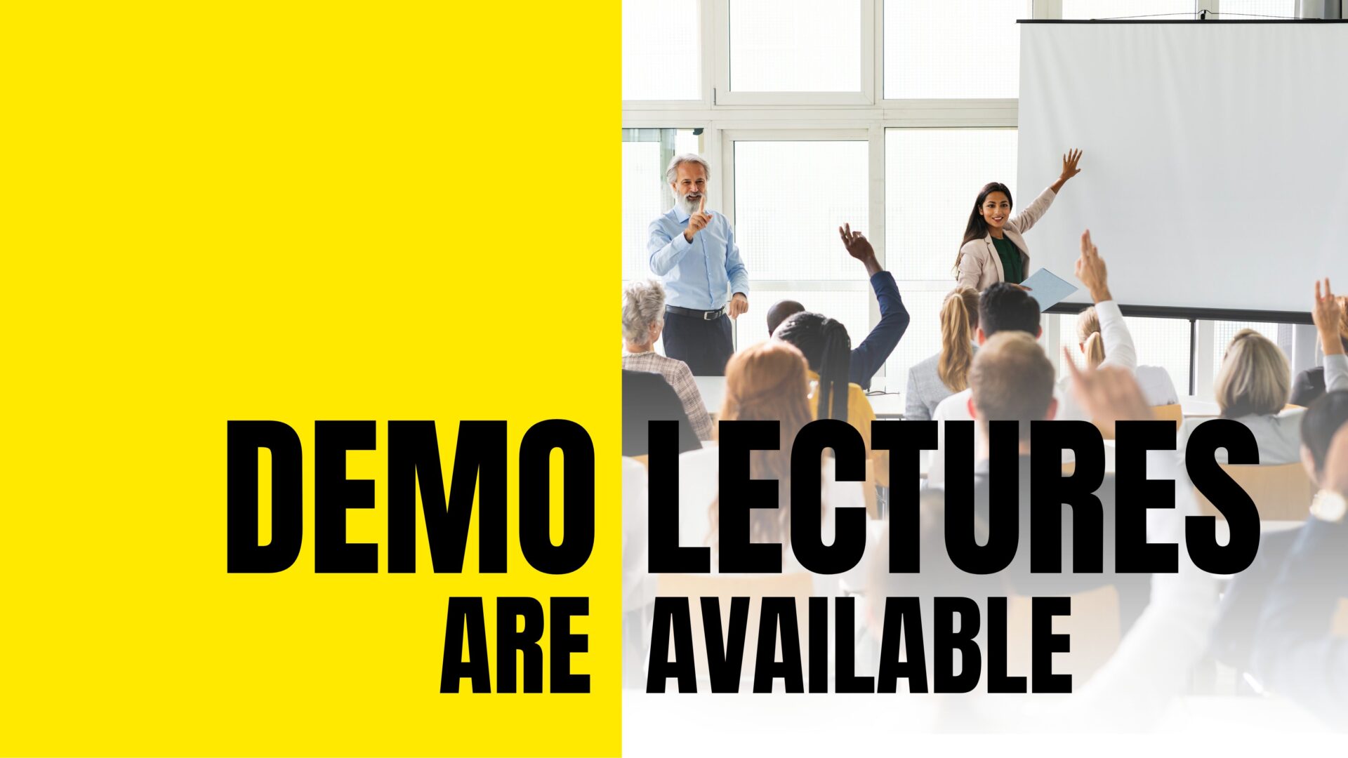 Free demo lectures – Expert-led training sessions for hands-on learning and interactive education